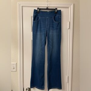 Halara Flex High Waisted Stretchy Bootcut Jeans (Bright Blue)